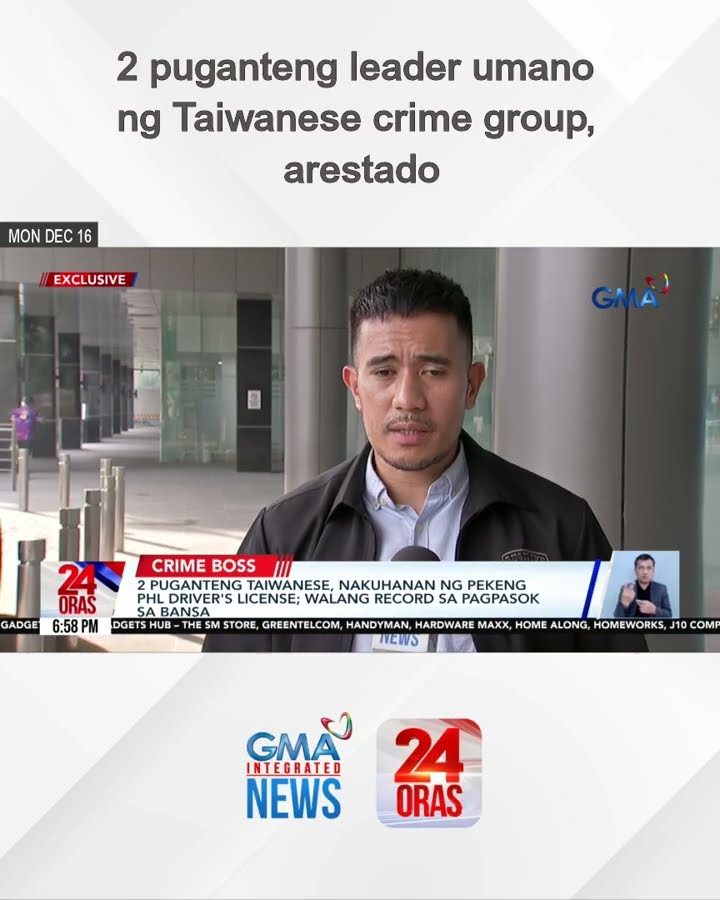 2 puganteng leader umano ng Taiwanese crime group, arestado | 24 Oras