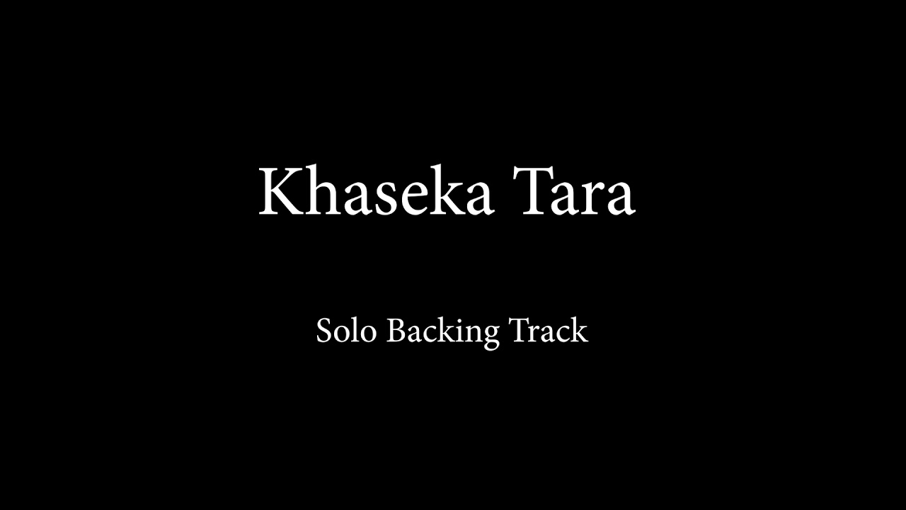 Khaseka Tara | Guitar Solo Backing Track | Albatross
