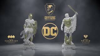 Superman: Prince of Krypton & Batman: Champion of Gotham City Statues (Pantheon of Justice)