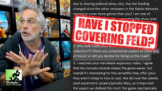 Rahdo's Q&A #31 - Making my videos better? Why is funding dropping? Where's my Feld coverage?