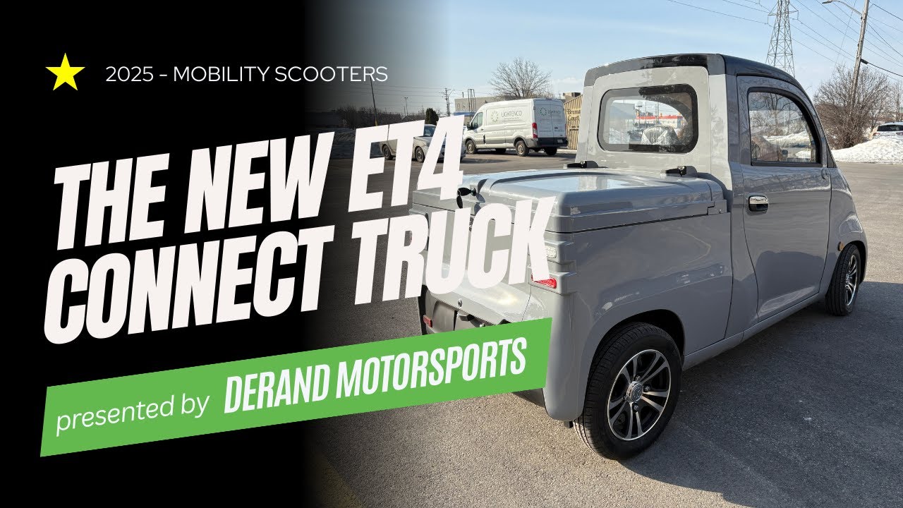 Check out the all new ET4 Connect Truck Mobility Scooter