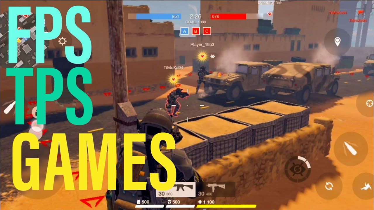 Top 8 Best New Fps And Tps Games Android 2020 Shooter Games Android Games Fpshub