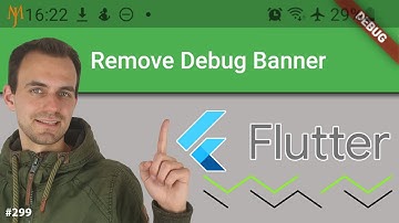 Flutter Tutorial - How To Remove Debug Banner?
