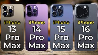 iPhone 16 Pro Max vs 15 Pro Max vs 14 Pro Max vs 13 Pro Max - 🔥 Full Specs Comparison