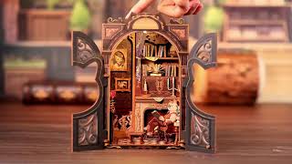 Count Cat's Study DIY Book Nook Kit - Mini Bookstore Series