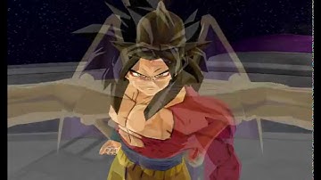 SSJ4 Goku vs Nuova Shenron