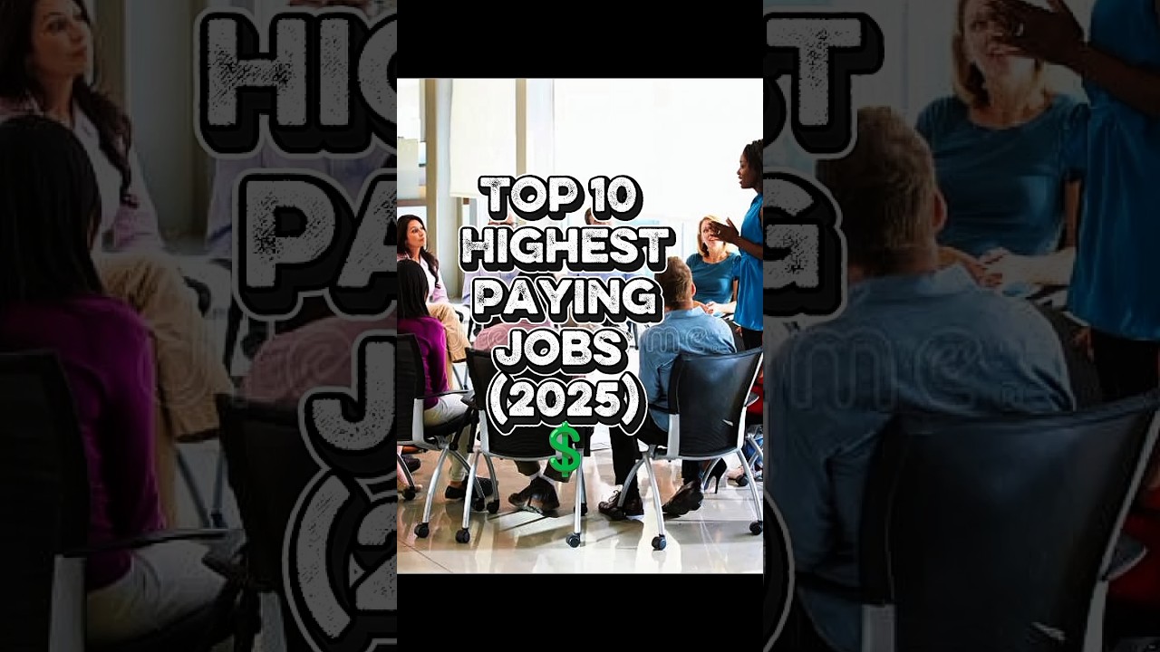 Top 10 highest paying jobs in the world#foryou - YouTube