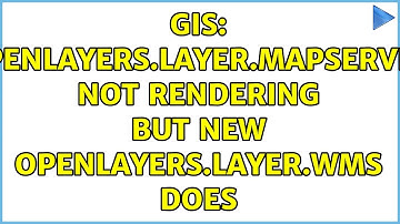 GIS: OpenLayers.Layer.MapServer not rendering but new OpenLayers.Layer.WMS does