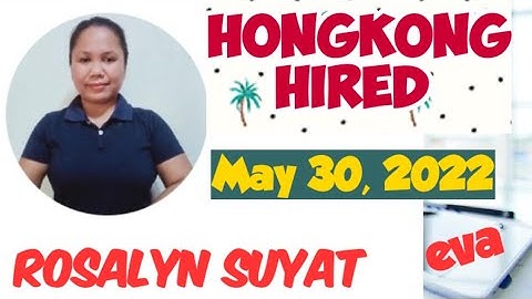 CONGRATS NEWLY HIRED, NICE VIDEO, HONGKONG DIRECT HIRING ONLINE PROCESS @joyneri.jobhiring
