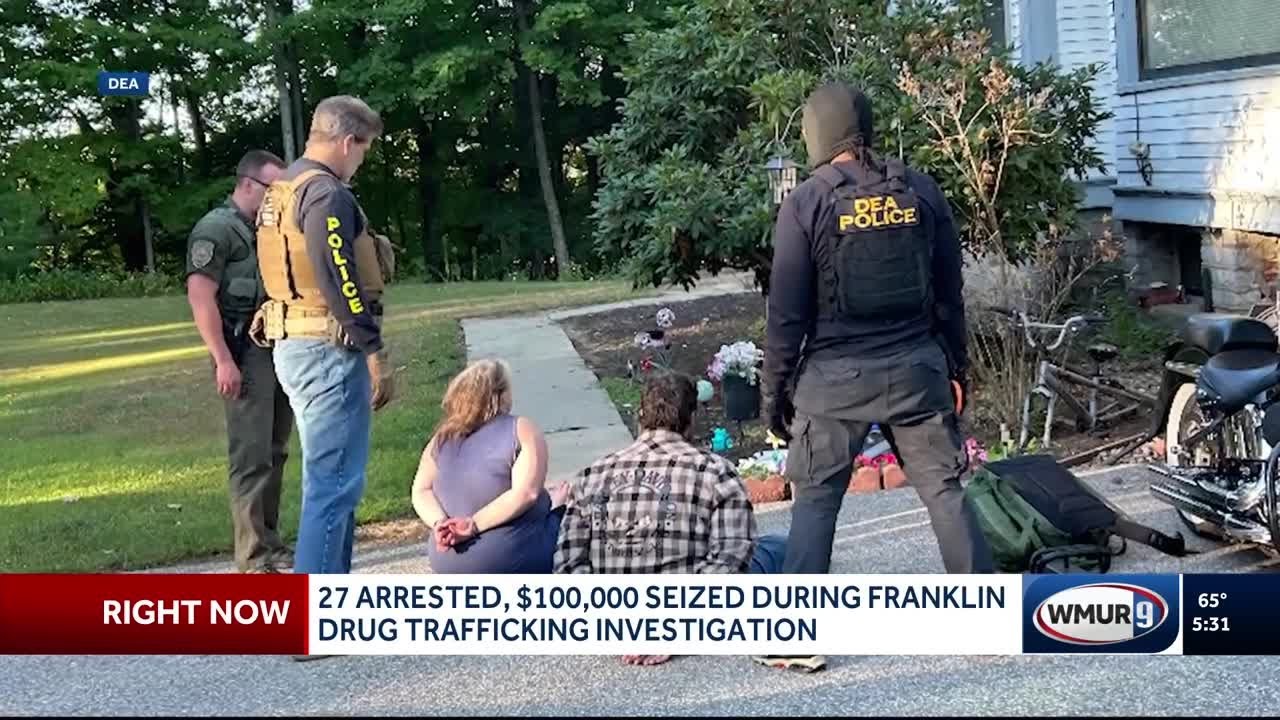 27 arrested, $100,000 seized during investigation into drug trafficking in Franklin, officials say