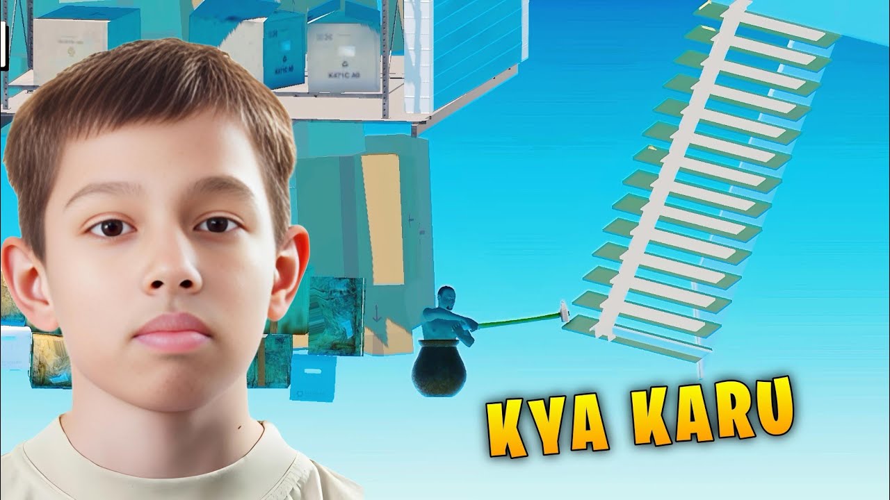 YE KAHA FAS GAYA 😢 | GETTING OVER IT | KINGO GAMER