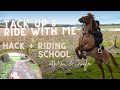 Tack up and ride with me  hack on my friends pony  riding school with an overexcited jingles