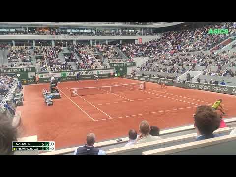 NADAL VS THOMPSON | MATCH HIGHLIGHT | COURT LEVEL VIEW | ROLAND GARROS 2022 | FIRST ROUND