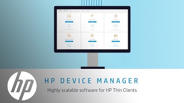 HP Device Manager: Highly Scalable Software For HP Thin Clients | HP Thin Clients | HP