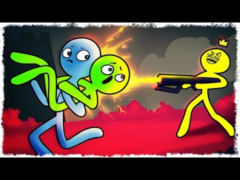 Видео: БЕГИ, ПСИХОПАТ НАШЕЛ ОГНЕМЕТ В STICK FIGHT THE GAME!