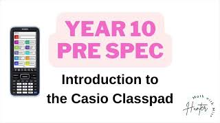 Introduction to the Casio Classpad screenshot 2