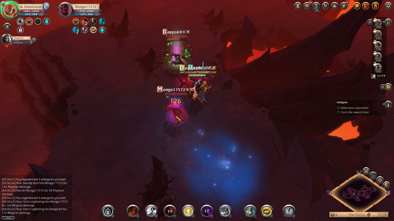 Hellgate 2v2 YZ - Longbow + Bow of Badon #1 | Albion Online