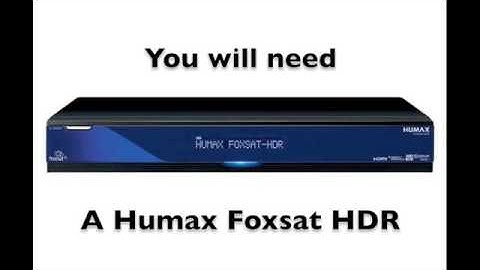 Humax Foxsat HDR for Freesat