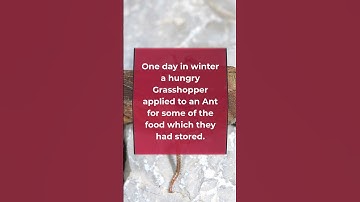 The Grasshopper and The Ant #shorts #viral #viralshorts #shortsvideo #like