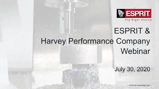 ESPRIT & Harvey Performance Company Webinar