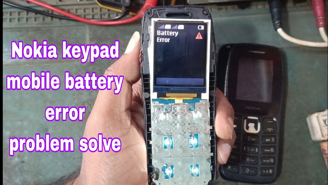Nokia keypad mobile battery error problem solve|keypad mobile charging error solution