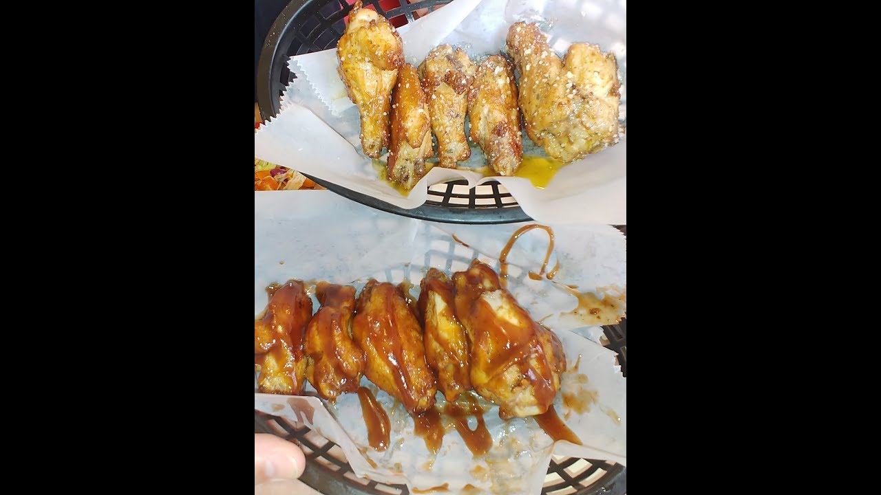 CiCi's Honey BBQ and Garlic Parmesan traditional Wings review YouTube