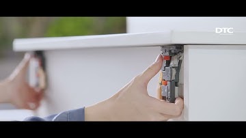 DTC MAGIC-MOVE Undermount Slides Applications in Bathroom