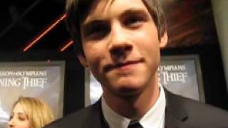 Logan Lerman On Percy Jackson!