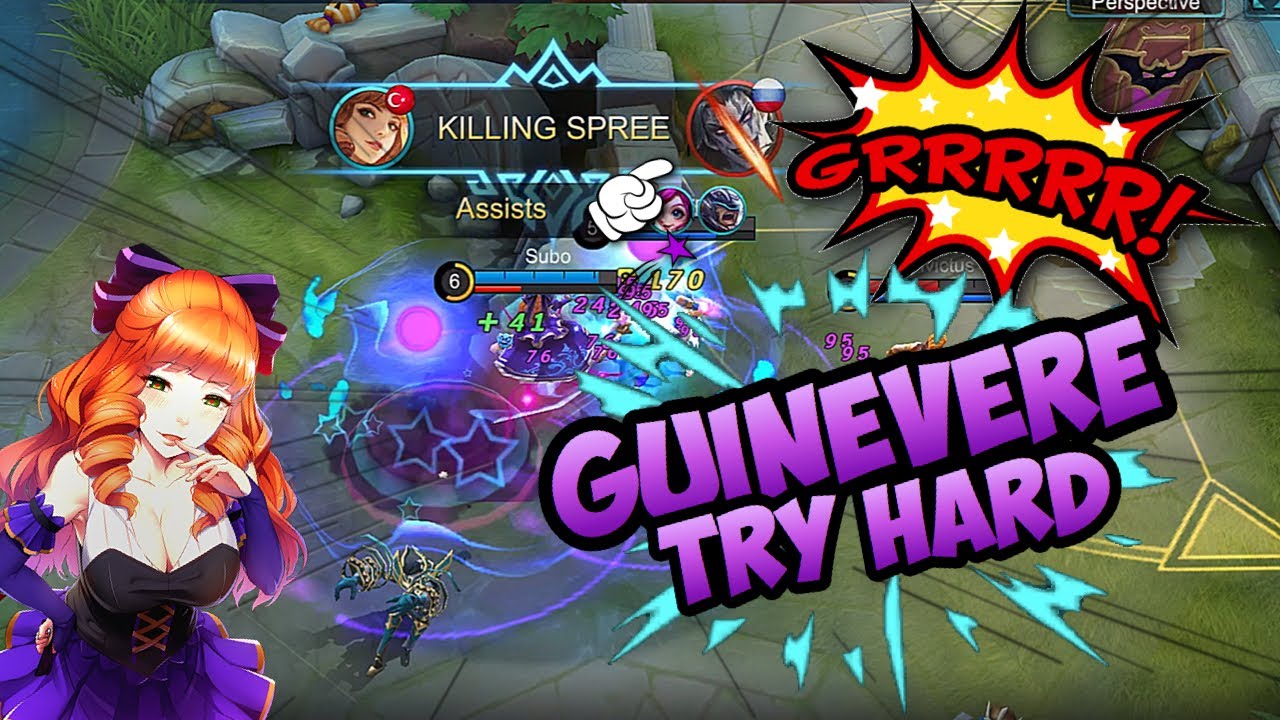 Guinevere Try Hard Gameplay - Guinevere Mobile Legends / MobileLegends