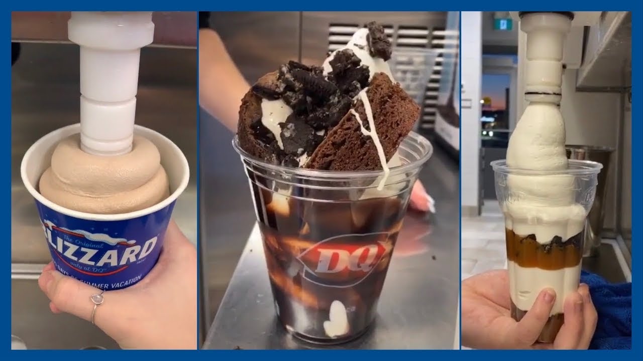 Dairy Queen Blizzard Tiktok Compilation TIKTOK CAKE YouTube