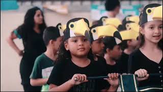 Banda Marcial Do Moisés Ramalho Tocando No Colégio Cem
