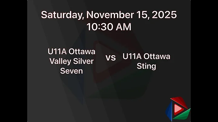 U11A Ottawa Valley Silver Seven vs. U11A Ottawa Sting