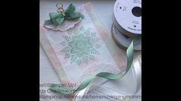 Pretty Shabby style packaging using Stampin