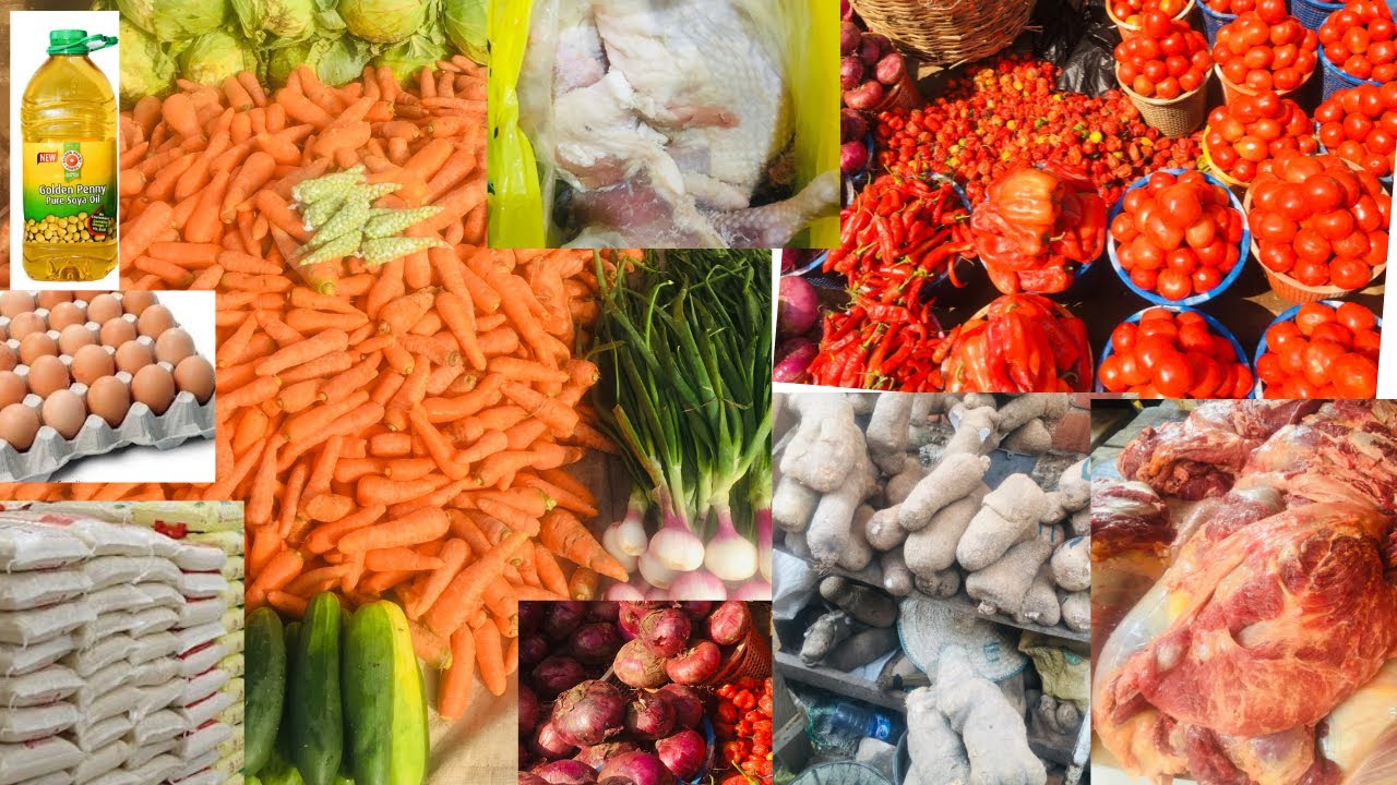 NIGERIA FOOD MARKET WHAT 156 (65000 naira) CAN GET YOU COST OF FOOD IN Nigeria vlog 11