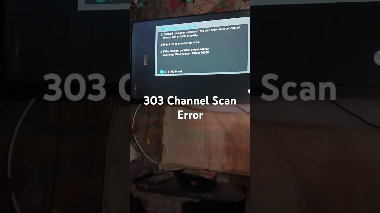 D2H 303 channel Scan error 