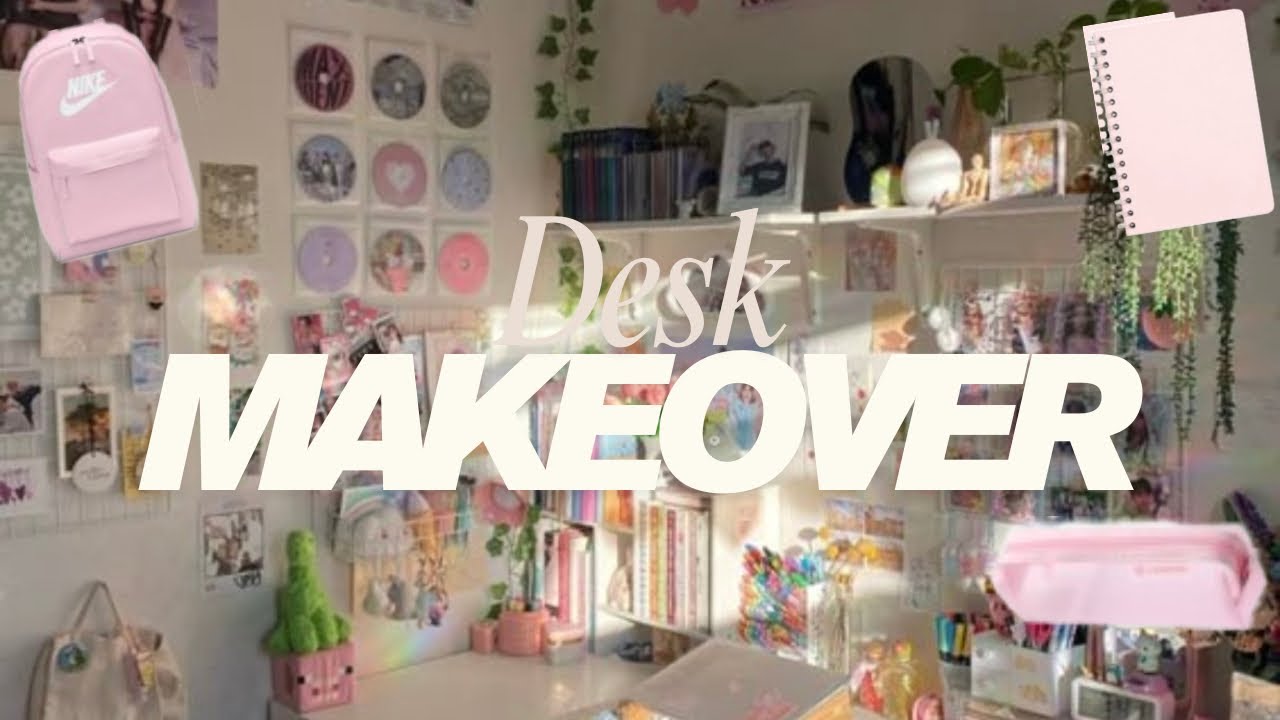 Desk makeover🗓️🎧🖥️|Unboxing🛒📔organizacija 🗃️🕒 school 🏫