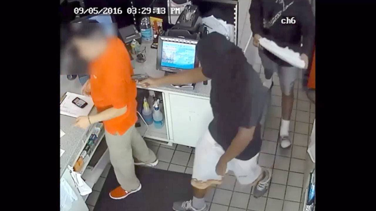 Surveillance video released in gas station robbery