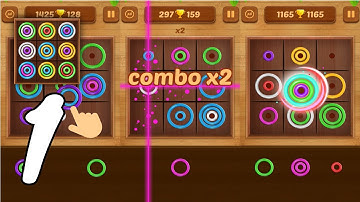 Color Rings - Colorful Puzzle Gameplay #1 All Levels (Android, IOS)