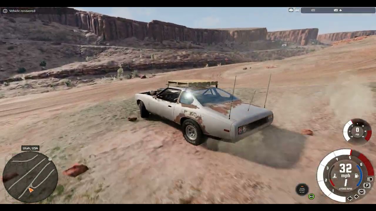 BeamNG drive having fun