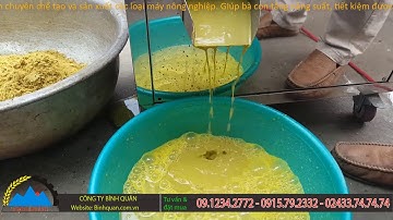 Máy ép nước cốt inox Bình Quân - Ép dứa, riềng, dừa, nghệ, cà chua