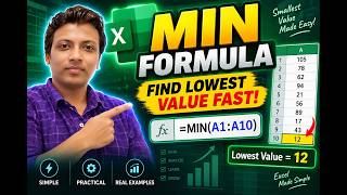Full Excel MIN Formula in 60 Seconds (Find the Smallest Number Fast) News
