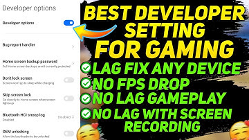 BEST DEVELOPER SETTING FOR GAMING BGMI & PUBG | INCREASE GAMING PERFORMANCE IN LOW END DEVICE