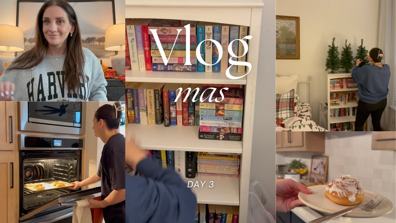 Vlogmas Day 3 🎄Taking My Novels Out of Retirement + Decor Organization (the right way finally)