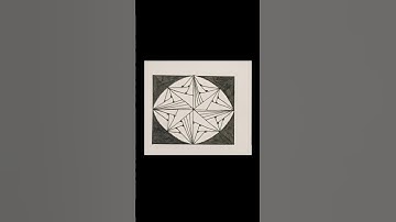 Easy Zentangle Pattern#art #zentangleart #zentanglepatterns #viral #trending #shorts #shortsfeed