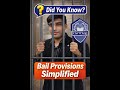 Did You Know Bail? Provisions Simplified! #clatology #lawsimplified #syedsamiralam