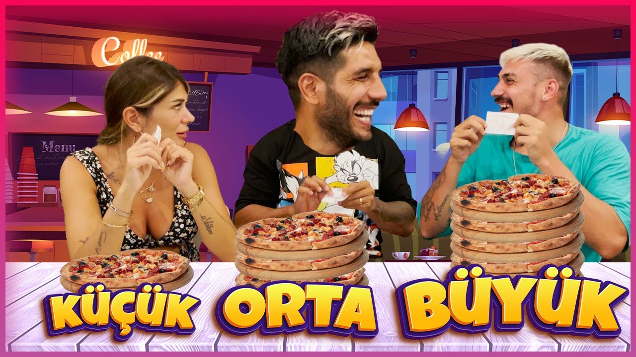 BÜYÜK, ORTA VE KÜÇÜK YEMEK YEME YARIŞMASI !