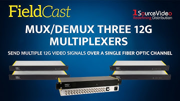 FieldCast 12G Mux/Demux & Mux/Demux Plus – Simplify Your Fiber Workflow