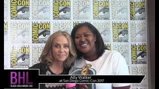 Ally Walker (Ghosted) at San Diego Comic-Con 2017