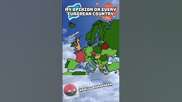 My opinion on each european country! // #shorts #fyp #edit #mapping #capcut (No hate)