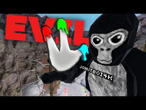 When A Gorilla Tag YouTuber Gets Finger Painter…